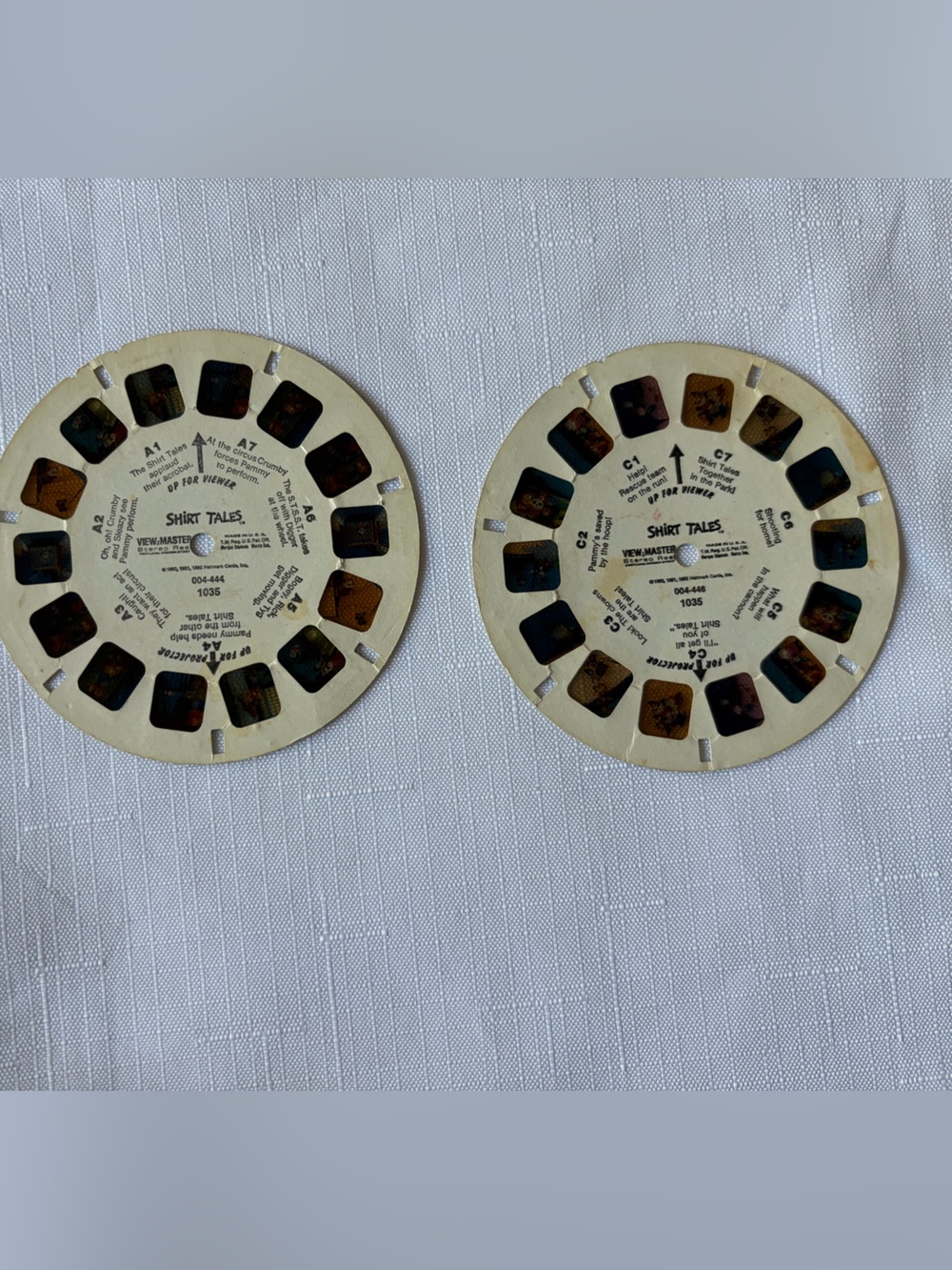 Shirt tales Vintage View-Master Reels
